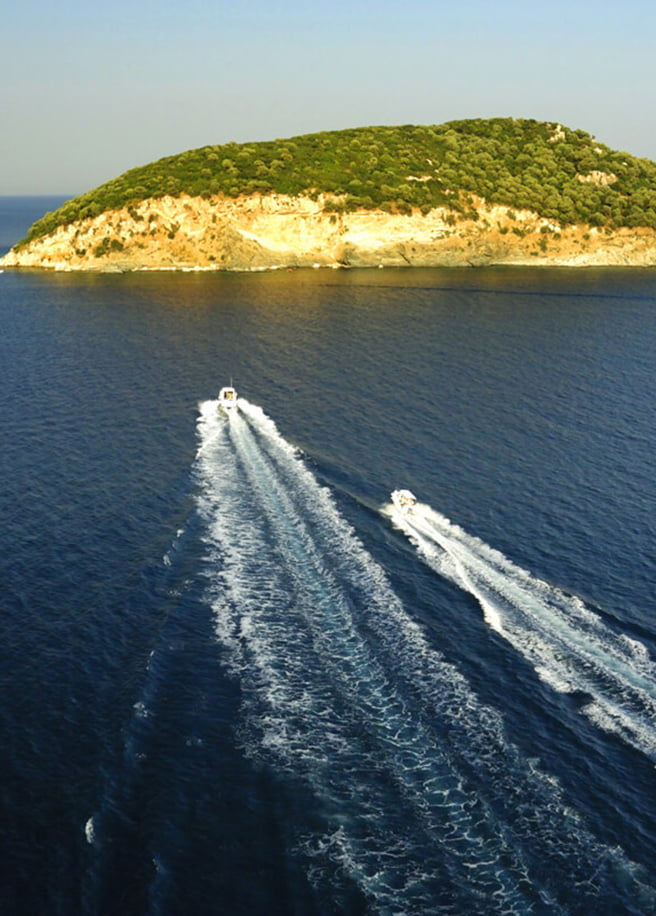 Βόλτα με σκάφος στην Νέα Ηρακλείτσα